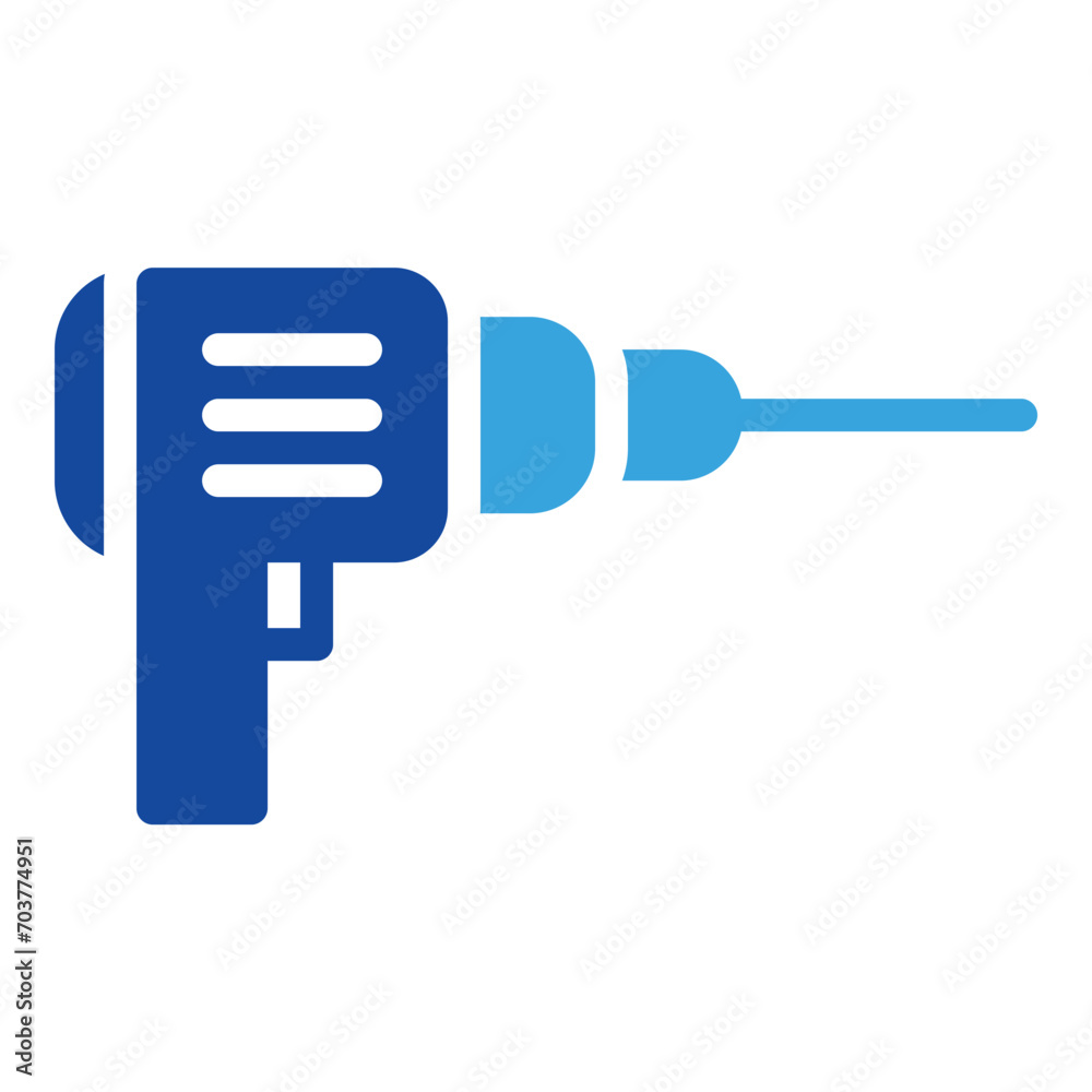 Drill icon or logo illustration glyph style Drill icon or logo illustration glyph style