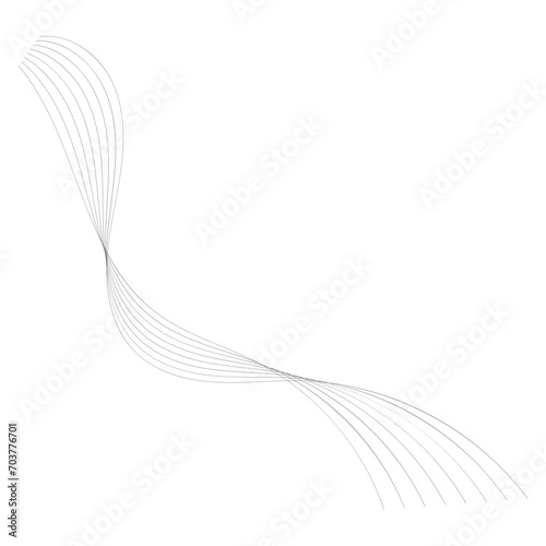 Wallpaper Mural Abstract Wavy Line Torontodigital.ca