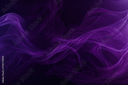 purple haze  steam on a black background. Abstract backdrop in watercolor style