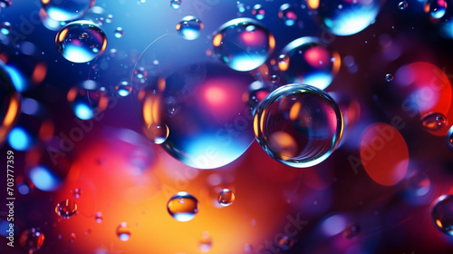 Fantastic structure of multi-colored bubbles. © Артур Комис