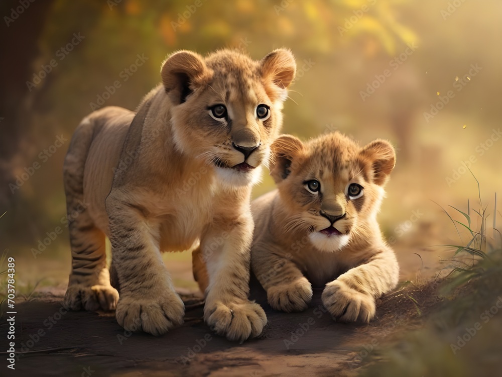 lioness and cubs lioness and cubs
