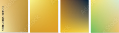 Set of vector gradient backgrounds with grainy texture. For covers, wallpapers, branding, business cards, social media and other projects. You can use the grainy texture for any of the backgrounds.