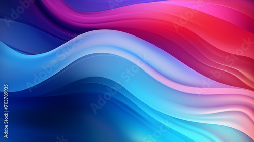 Mobile Bloom: Gradient Colorful Abstract Background Shaped Like a Flower - Luxurious Concept for Wallpaper © Maximilien