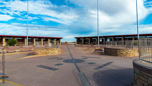 Four Corners Monument, Border of the State of Utah, Colorado, New Mexico, and Arizona, USA