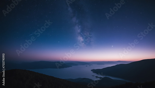 Serene patterns in dark blue and violet, capturing the tranquility of a midnight sky for a calm and introspective background.