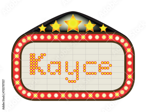 Dutton Name Movie Theatre Marquee photo