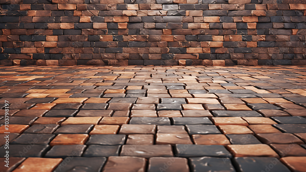 Fototapeta premium unique seamless brick
