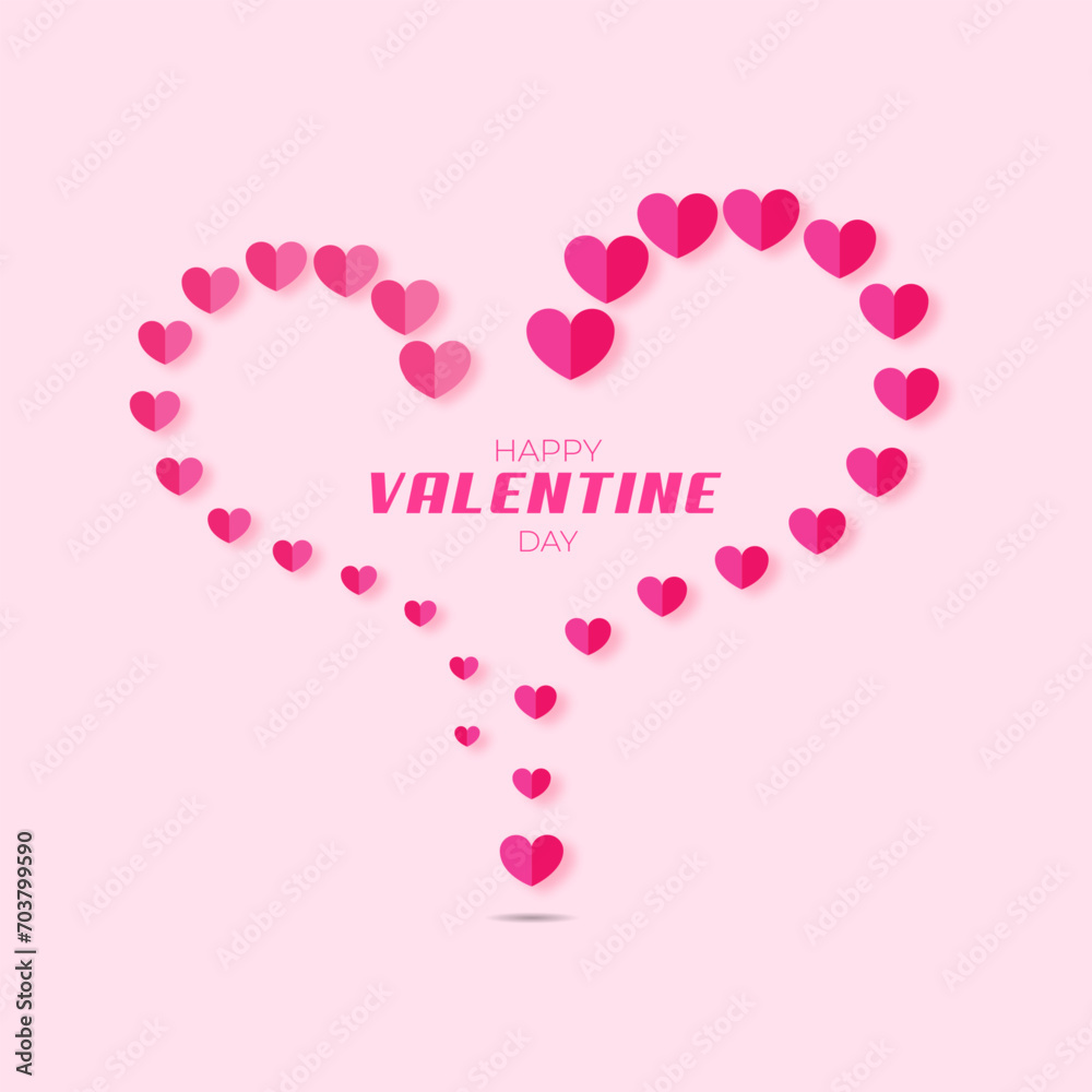 question mark love shapes valentines days design