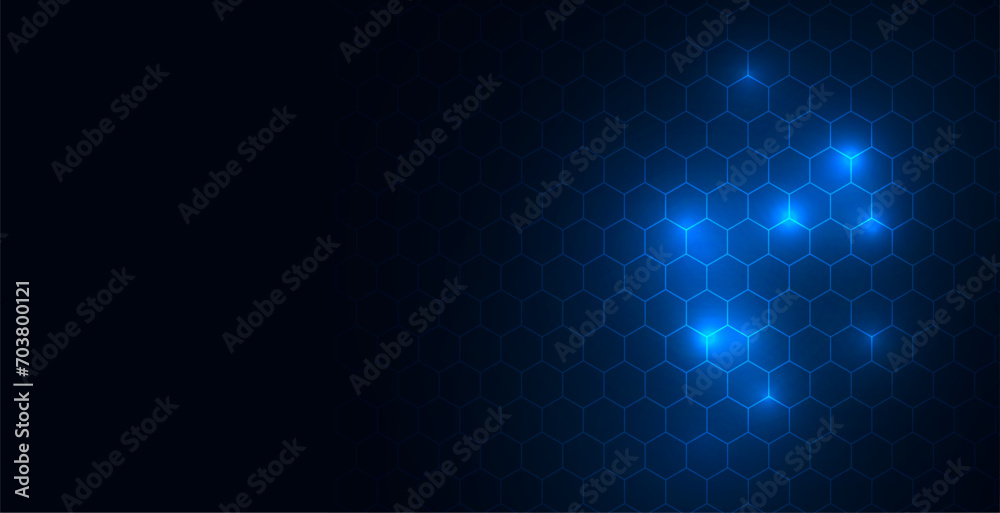 glowing hexagonal pattern digital background for web data visualization glowing hexagonal pattern digital background for web data visualization