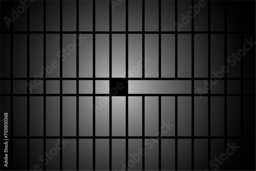 realistic prisoner cage metallic bar door design photo