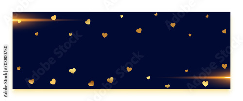 lovely golden love heart pattern wallpaper for valentines day event © starlineart