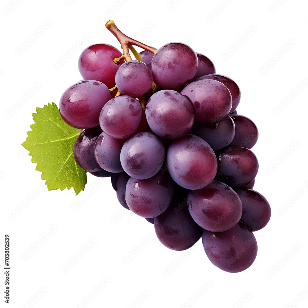 Fototapeta premium Grape jelly isolated on transparent background