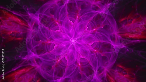 Trippy trance visual music background of a swirling ethereal portal wormhole, seamless looping fractal motion pattern.  