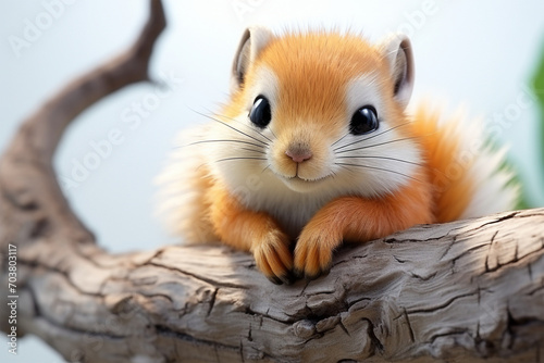 Cute squirrel cartoon style