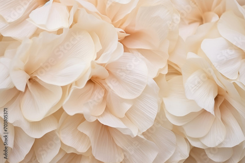 Fondo de pétalos blancos de flores vistos de cerca. © ACG Visual
