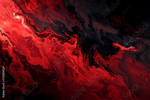 Abstract red black oil painting background, texture background