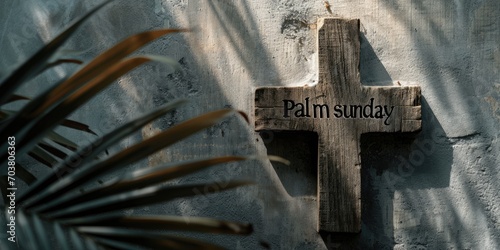 Palm sunday anticipation: preparing hearts with reverence and joy, a space to craft banners that echo the sacred symbolism of triumph, renewal, and spiritual reflection text photo