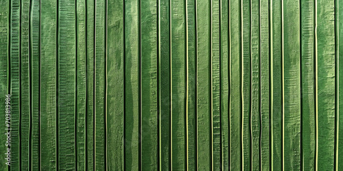 green bamboo mat background. Generative Ai.