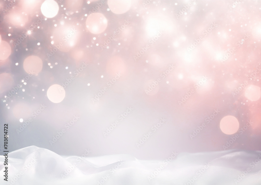 Naklejka premium 上品なピンクのキラキラ背景テクスチャー