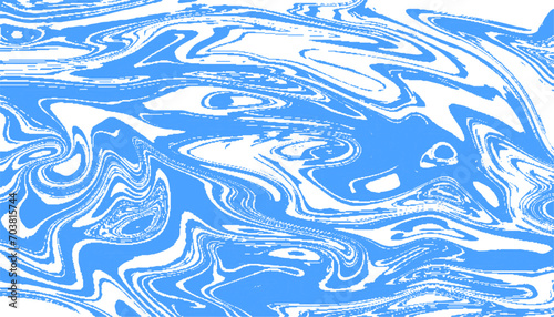 Liquid, marble, fluid, ink, water color abstract texture vector pattern blue and white color background. Vector Ink texture watercolor hand drawn marbling illustration, abstract background, aqua print