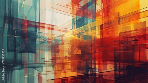 An abstract representation of financial transparency using translucent and layered visuals.