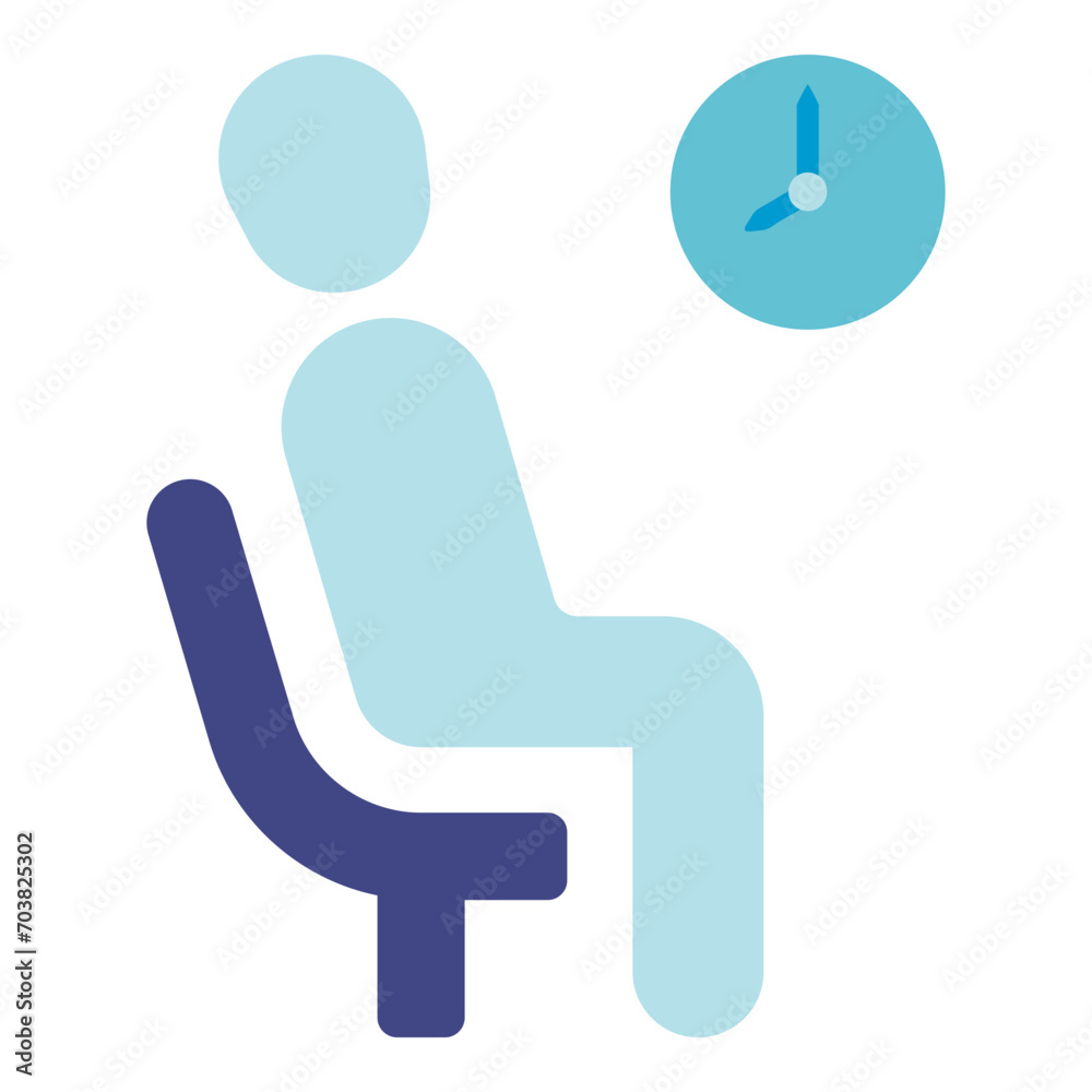 waiting room sign icon waiting room sign icon