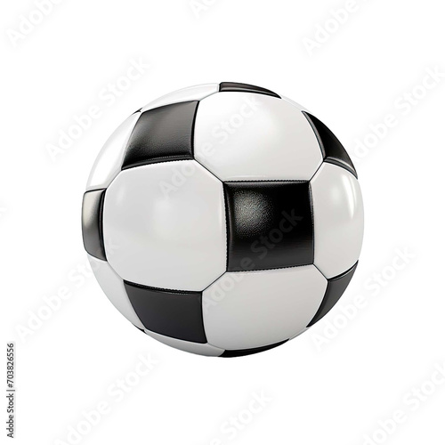  Soccer Ball Isolated on Transparent or White Background