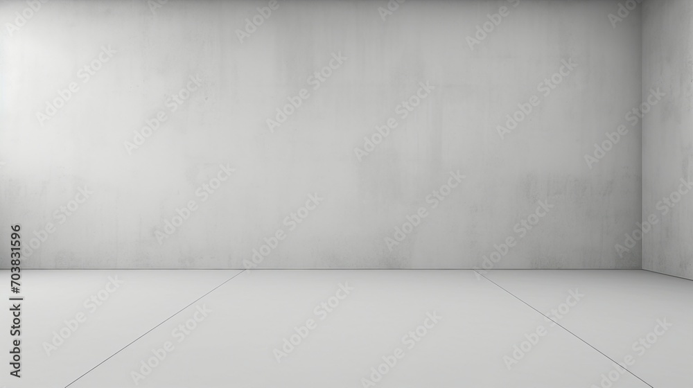 Urban Minimalism: Contemporary Empty White Concrete Background, a Clean Canvas for Modern Design in Architecture and Interior Spaces.