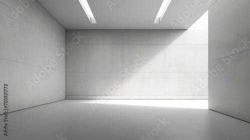 Urban Minimalism  Contemporary Empty White Concrete Background  a Clean Canvas for Modern Design in Architecture and Interior Spaces.