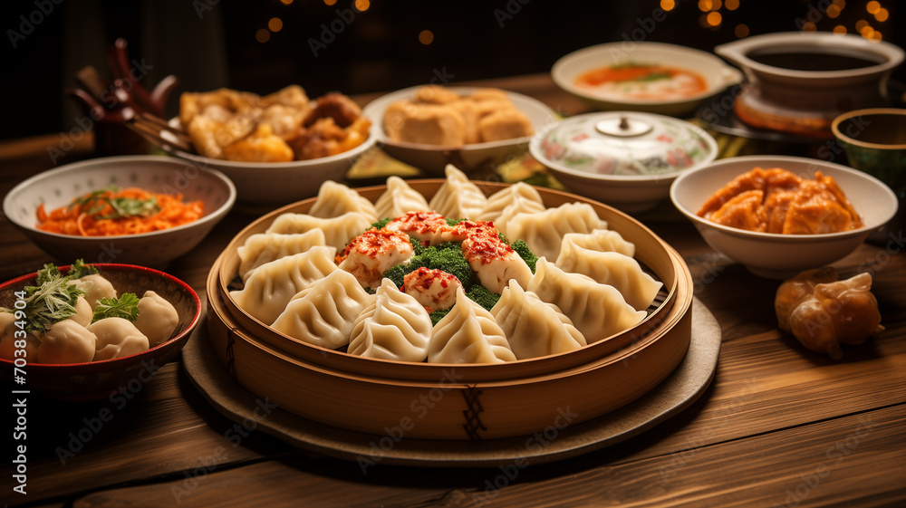 Discuss popular dishes like dumplings, fish, and niangao, and their symbolic meanings during the festival. Discuss popular dishes like dumplings, fish, and niangao, and their symbolic meanings during the festival.