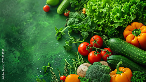 background for vege diet program , vegetable diet