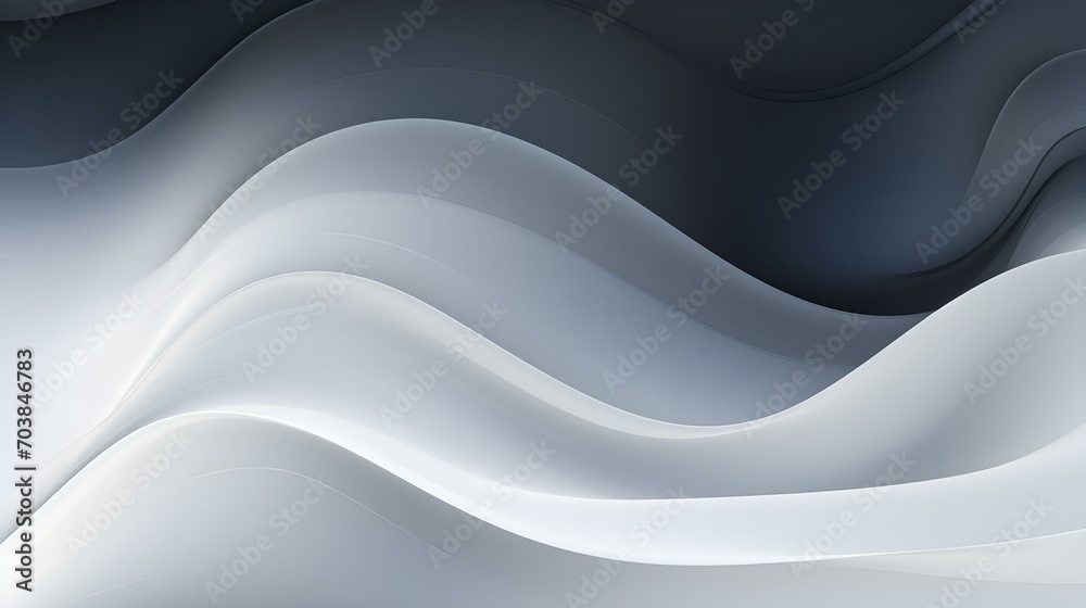 Obraz premium Dynamic Vector Background of transparent Shapes in anthracite and white Colors. Modern Presentation Template