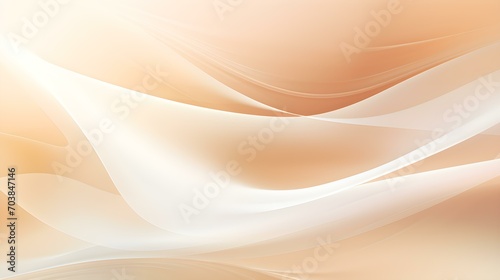Dynamic Vector Background of transparent Shapes in beige and white Colors. Modern Presentation Template