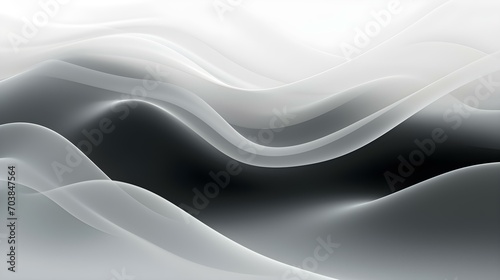 Dynamic Vector Background of transparent Shapes in black and white Colors. Modern Presentation Template
