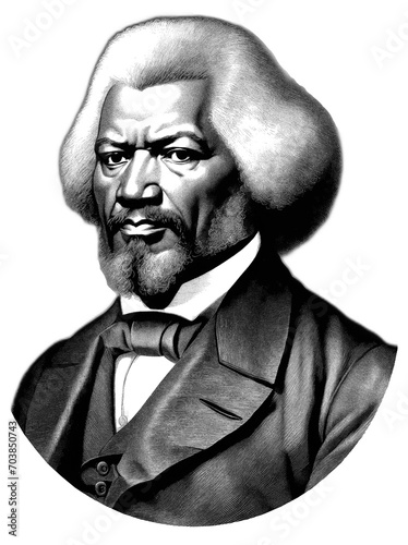 Frederick Douglass, generative AI	 photo