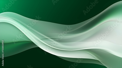Dynamic Vector Background of transparent Shapes in dark green and white Colors. Modern Presentation Template
