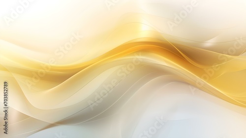 Dynamic Vector Background of transparent Shapes in gold and white Colors. Modern Presentation Template