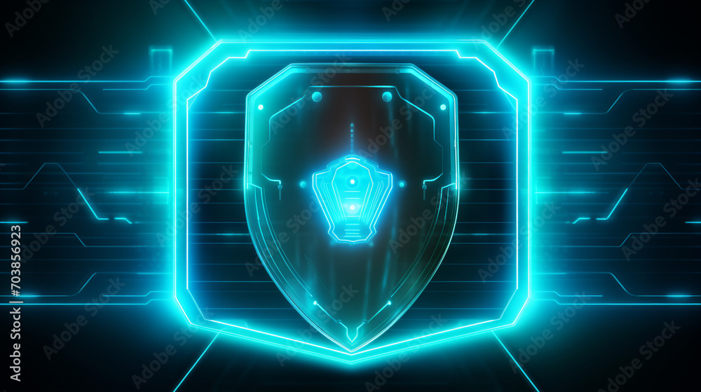 Futuristic Medical Hologram with Neon Glow: Innovative Technology for Healthcare and Science Background Futuristic Medical Hologram with Neon Glow: Innovative Technology for Healthcare and Science Background