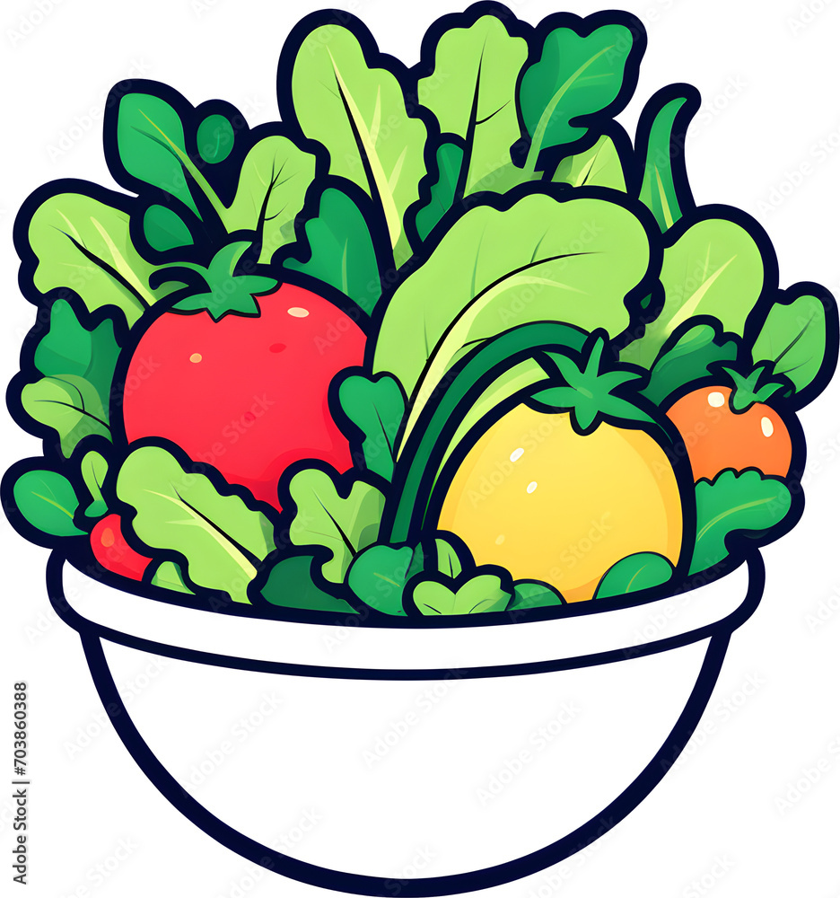 Green leafy salad plate, vegetables mixed with avocado transparent background Green leafy salad plate, vegetables mixed with avocado transparent background