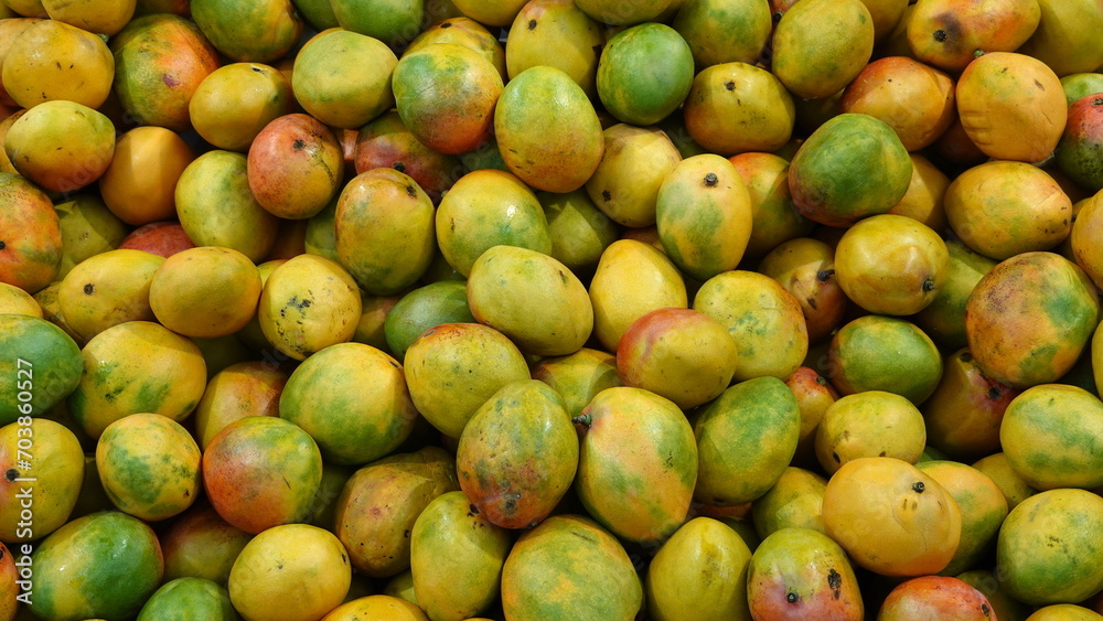 Mango Background. Ripe Fruit Backdrop. Tropical Delicious healthy Snack. Wallpaper or Backdrop Mango Background. Ripe Fruit Backdrop. Tropical Delicious healthy Snack. Wallpaper or Backdrop