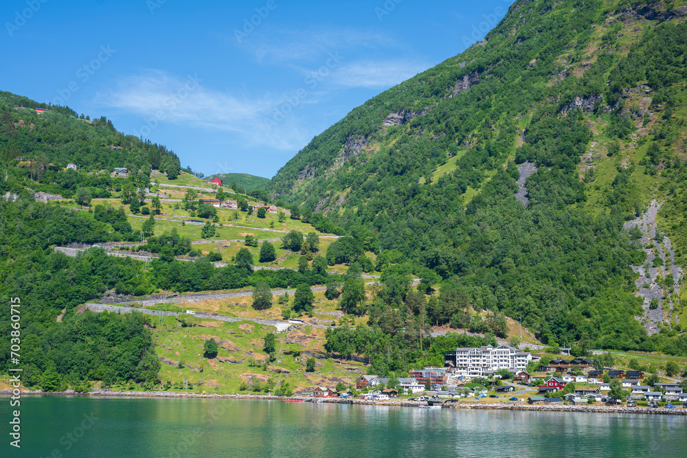 Møllsbygda is a small village located close to Geiranger, Norway, a UNESCO World Hertiage Site