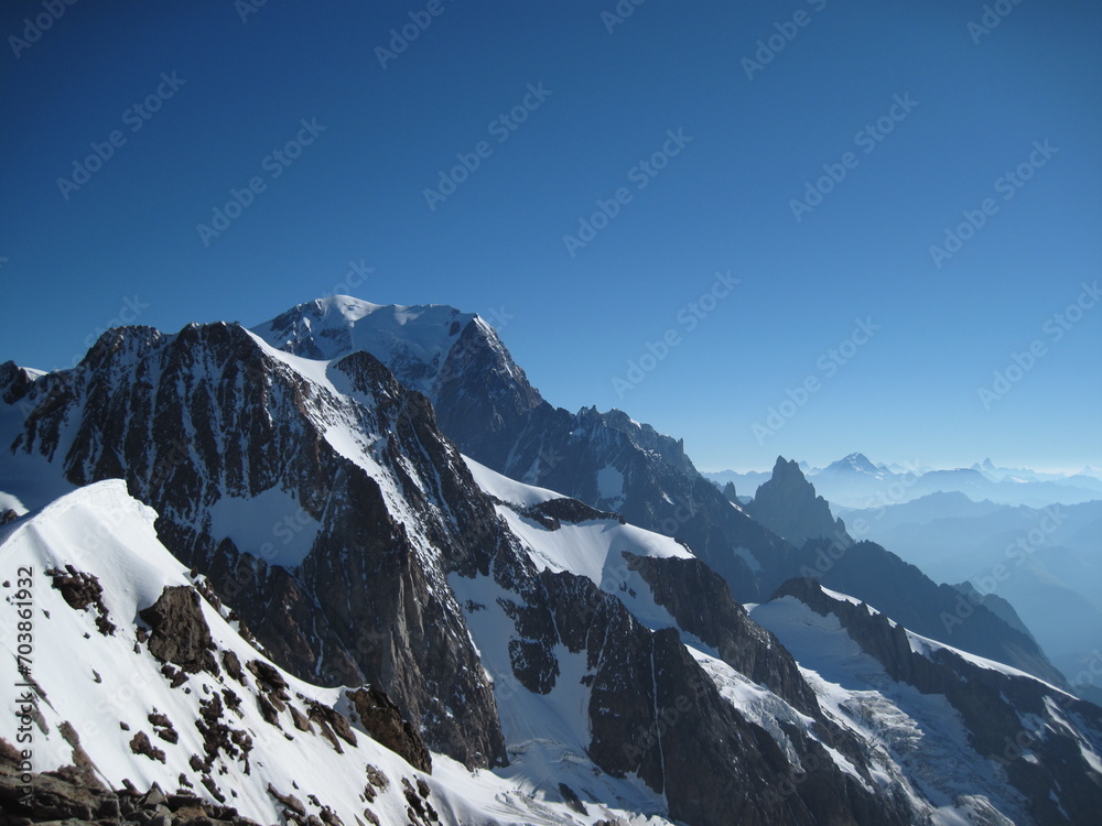 Western Mont Blanc range