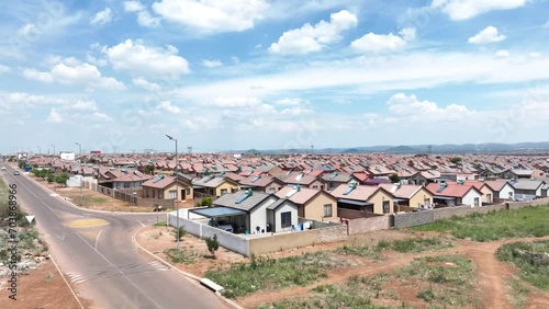 Developed african township south africa