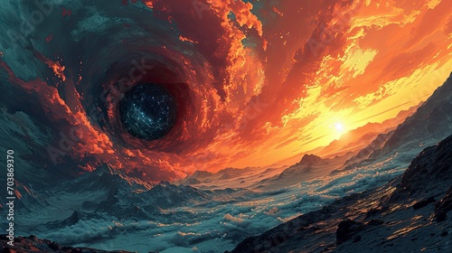 Black Hole Space Elements This Image, Background Banner HD