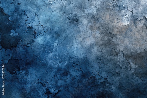 Grunge Background Texture in the Style Royal Blue and Dark Grey - Amazing Grunge Wallpaper created with Generative AI Technology