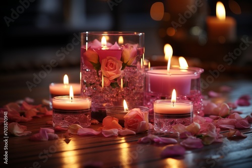 Luxurious Relaxation. Serene Spa Experience with Soothing Massage by Candlelight