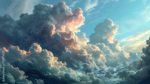 Cloud Stock Footage, Background Banner HD