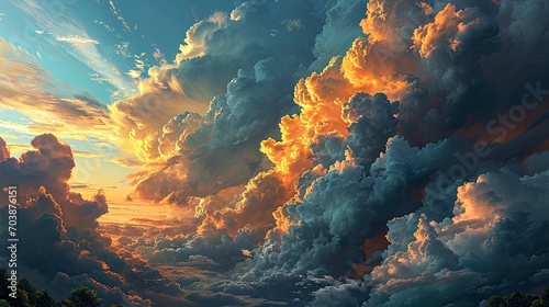 Clouds, Background Banner HD