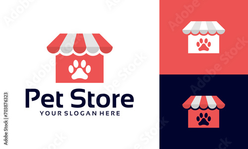 pet store logo design inspiration templates © kenz07