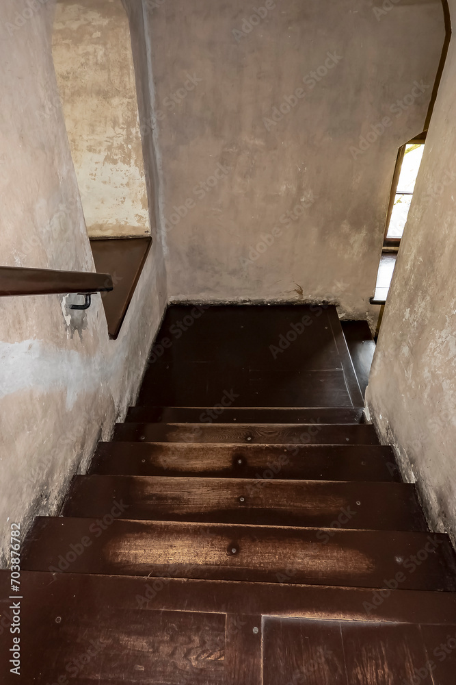 Stairs at the Orava Castle